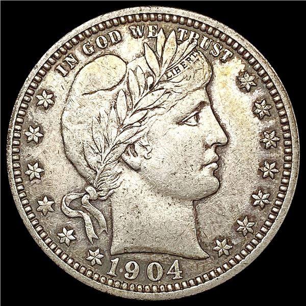 1904 Barber Quarter CLOSELY UNCIRCULATED