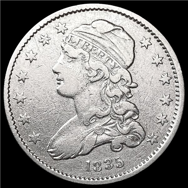 1835 Capped Bust Quarter CLOSELY UNCIRCULATED