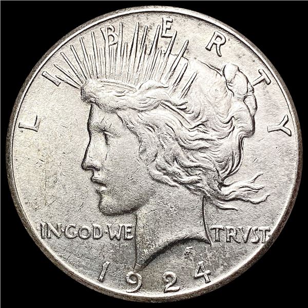1924-S Silver Peace Dollar CLOSELY UNCIRCULATED