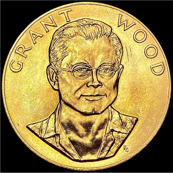 1980 1oz. Gold Grant Wood Ameri. Arts Commem. Ser. SUPERB GEM BU