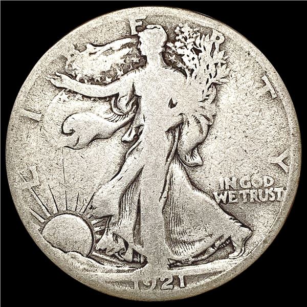 1921-S Walking Liberty Half Dollar NICELY CIRCULATED