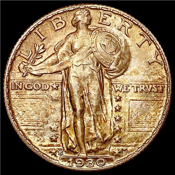 1930-S FH Standing Liberty Quarter CHOICE BU
