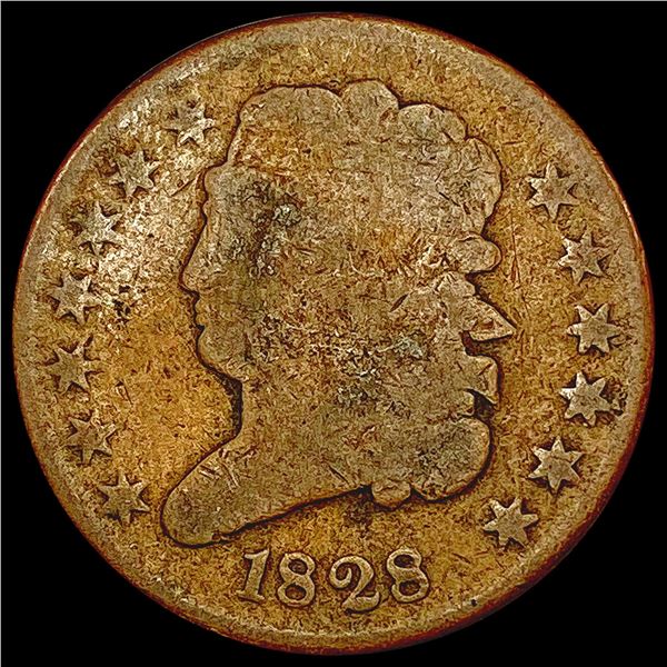 1828 Classic Head Half Cent NICELY CIRCULATED