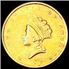 Image 1 : 1854 Ty2 Type 2 Dollar LIGHTLY CIRCULATED