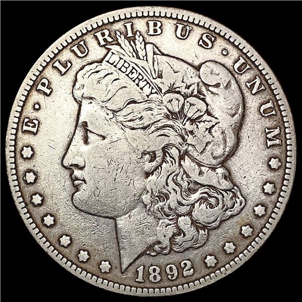1892-S Morgan Silver Dollar LIGHTLY CIRCULATED