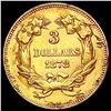 Image 2 : 1878 $3 Gold Piece HIGH GRADE