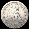 1856-S Seated Liberty Quarter NICELY CIRCULATED