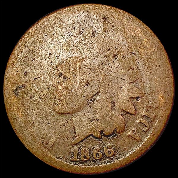 1866 Indian Head Cent NICELY CIRCULATED