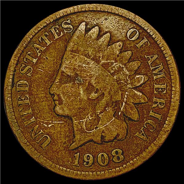 1908-S Indian Head Cent NICELY CIRCULATED