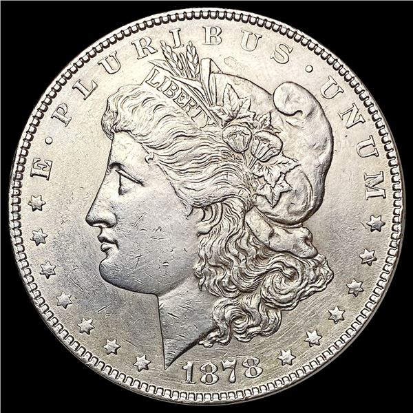 1878 7TF Morgan Silver Dollar CLOSELY UNCIRCULATED