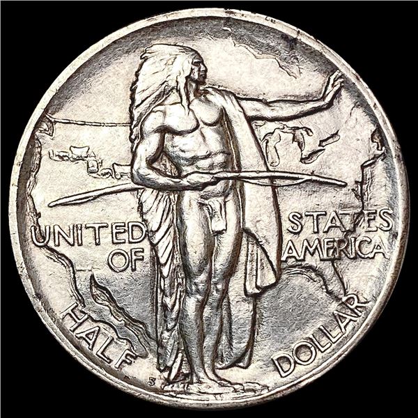 1926 Oregon Trail Half Dollar CHOICE AU