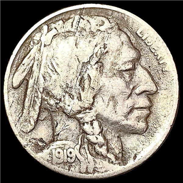 1919 Buffalo Nickel LIGHTLY CIRCULATED