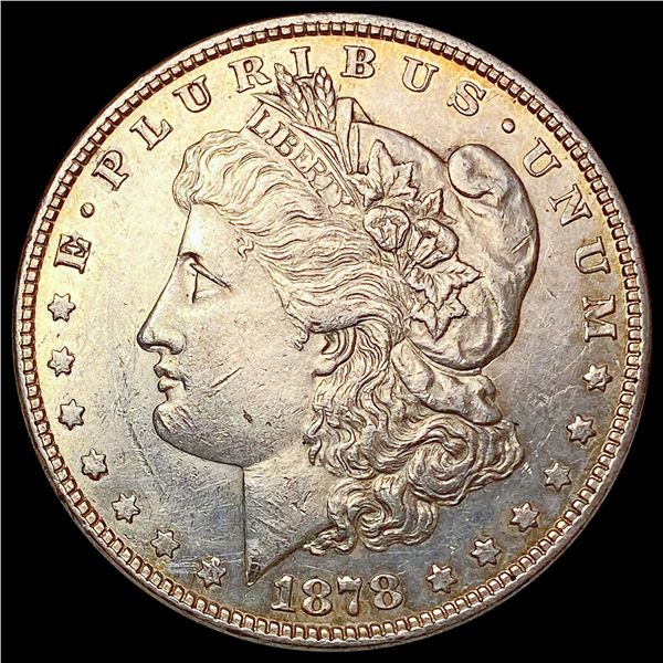 1878 8TF Morgan Silver Dollar CHOICE AU