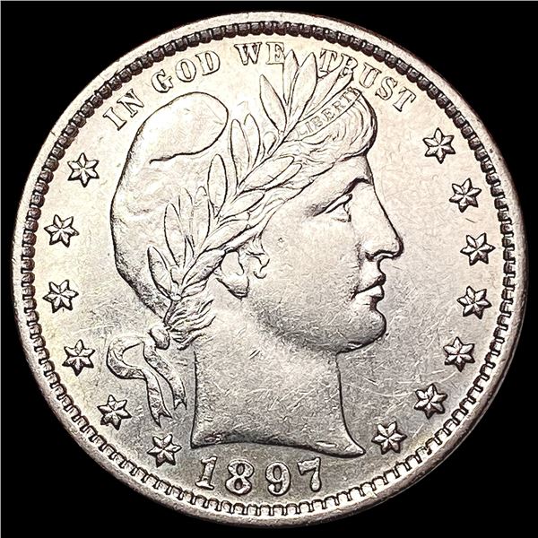 1897 Barber Quarter CLOSELY UNCIRCULATED
