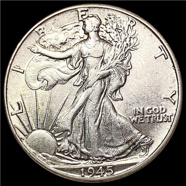 1945 Walking Liberty Half Dollar CHOICE AU
