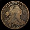 Image 1 : 1803 Draped Bust Large Cent NICELY CIRCULATED
