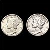 Image 1 : [2] 1918-D&1920-S Mercury Dime HIGH GRADE