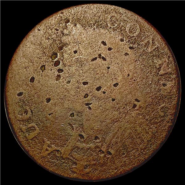 1787 Connecticut Colonial Half Penny NICELY CIRCULATED