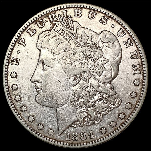 1884-S Morgan Silver Dollar NEARLY UNCIRCULATED