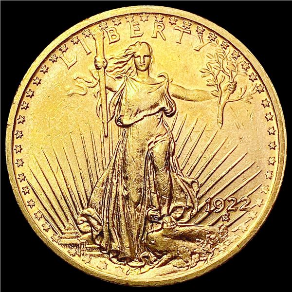 1922 $20 Gold Double Eagle UNCIRCULATED