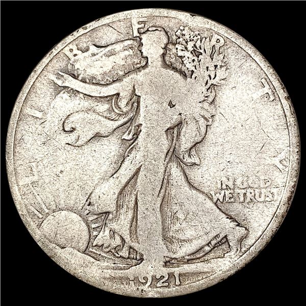 1921-D Walking Liberty Half Dollar NICELY CIRCULATED