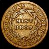 Image 2 : 1841 Mint Drop Hard Times Token NICELY CIRCULATED