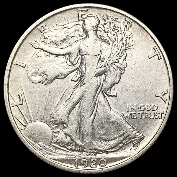 1920 Walking Liberty Half Dollar CLOSELY UNCIRCULATED