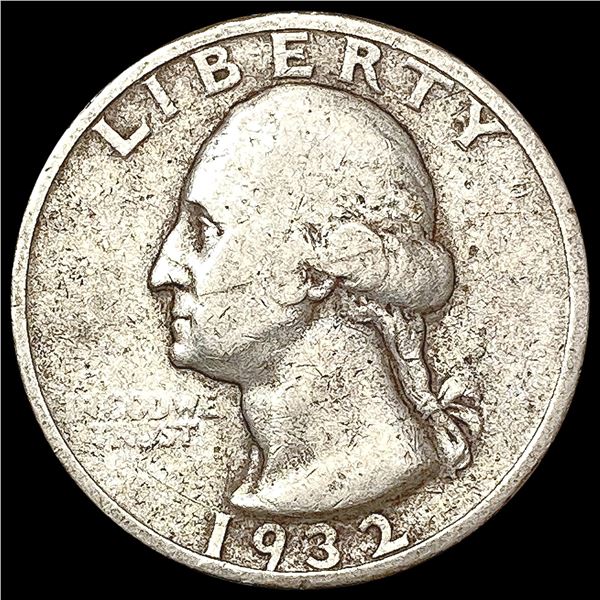 1932-S Washington Silver Quarter LIGHTLY CIRCULATED