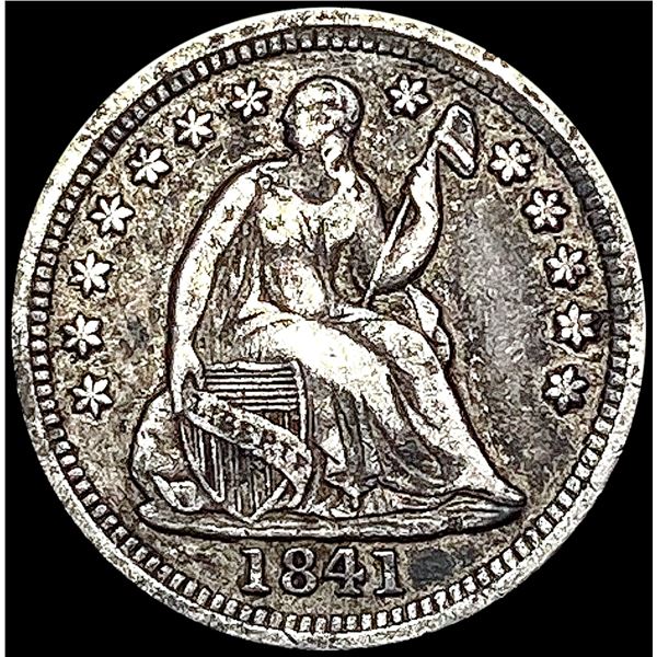 1841 Seated Liberty Half Dime LIGHTLY CIRCULATED