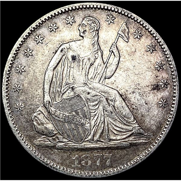 1877-S Seated Liberty Half Dollar CLOSELY UNCIRCULATED