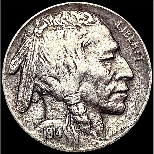 1914-S Buffalo Nickel CHOICE AU
