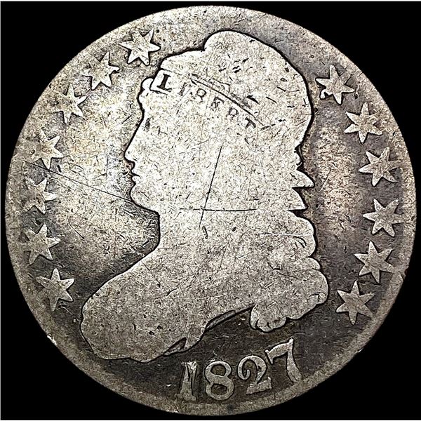1827 Capped Bust Half Dollar NICELY CIRCULATED
