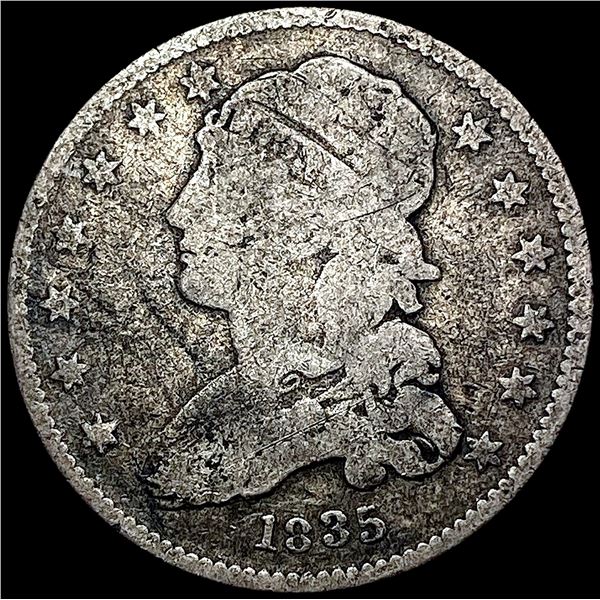 1835 Capped Bust Quarter NICELY CIRCULATED