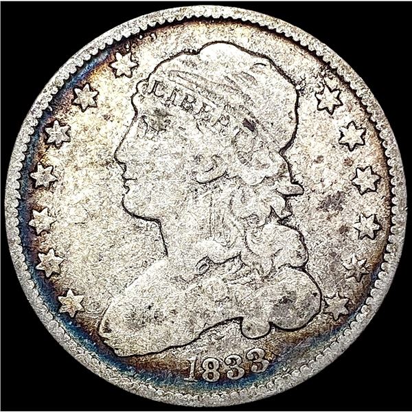 1833 Capped Bust Quarter NICELY CIRCULATED