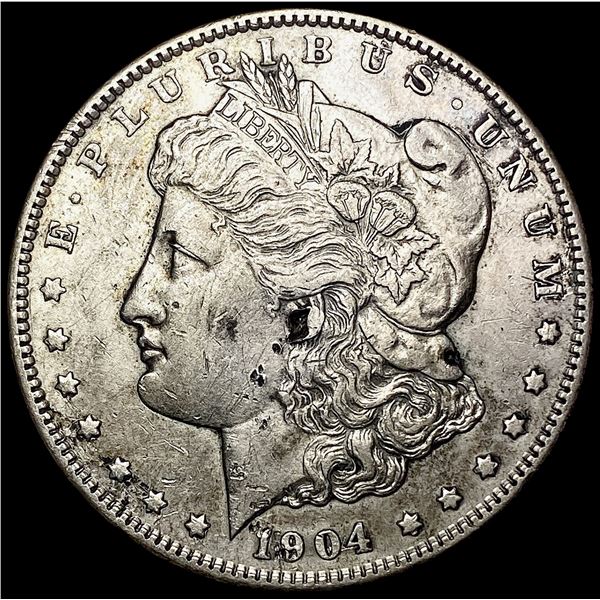 1904-S Morgan Silver Dollar NEARLY UNCIRCULATED