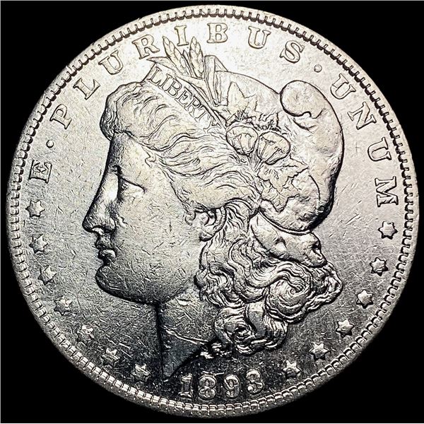 1893 Morgan Silver Dollar NEARLY UNCIRCULATED