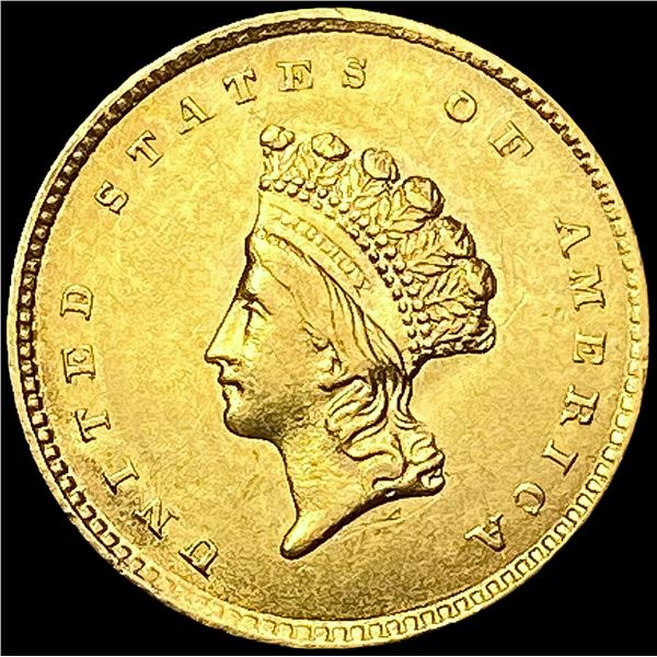 1854 Rare Gold Dollar UNCIRCULATED