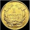 Image 2 : 1854 Rare Gold Dollar UNCIRCULATED