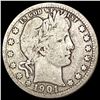 1901-O Barber Quarter LIGHTLY CIRCULATED