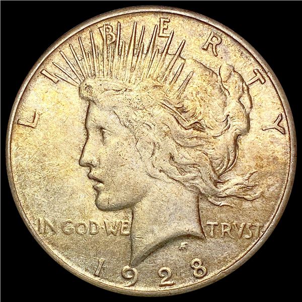 1928-S Silver Peace Dollar CLOSELY UNCIRCULATED