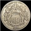 1870 Shield Nickel LIGHTLY CIRCULATED