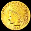Image 1 : 1914 $10 Gold Eagle CLOSELY UNCIRCULATED