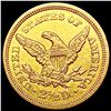 Image 2 : 1850 $2.50 Gold Quarter Eagle CLOSELY UNCIRCULATED
