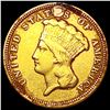 Image 1 : 1854 $3 Gold Piece HIGH GRADE