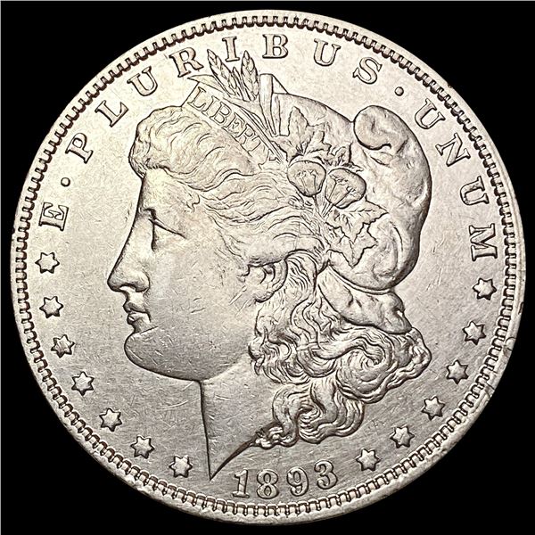 1893 Morgan Silver Dollar CLOSELY UNCIRCULATED