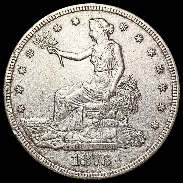 1876-S Silver Trade Dollar CLOSELY UNCIRCULATED