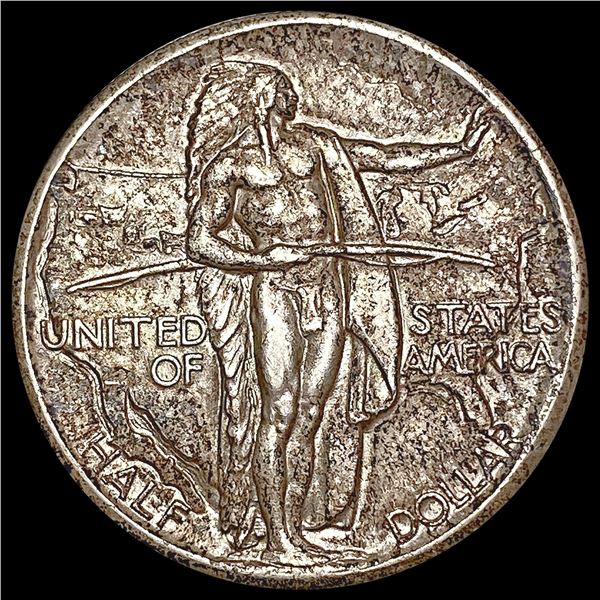 1926 Oregon Trail Half Dollar CHOICE AU
