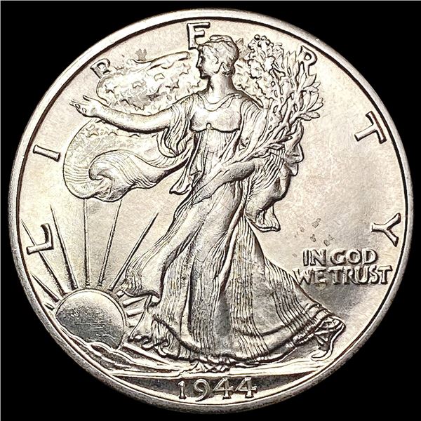1944-D Walking Liberty Half Dollar GEM BU