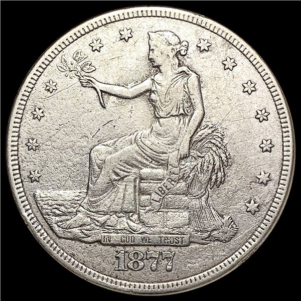 1877-S Silver Trade Dollar CLOSELY UNCIRCULATED