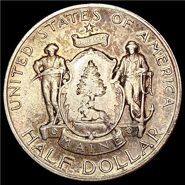 1920 Maine Half Dollar CLOSELY UNCIRCULATED
